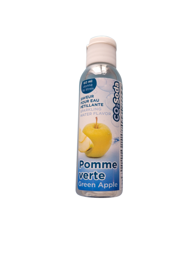Saveur pour eau pétillante pomme verte
