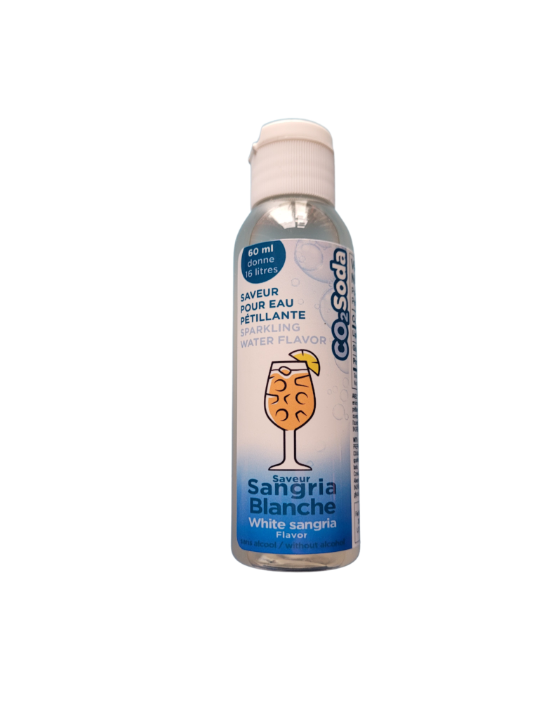Saveur pour eau pétillante sangria blanche