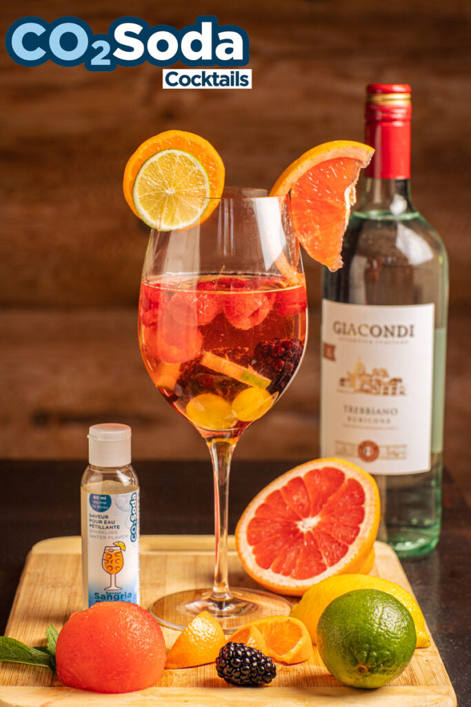 Cocktail eau pétillante