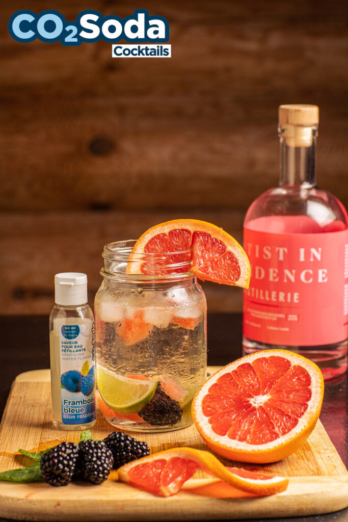 Cocktail eau pétillante